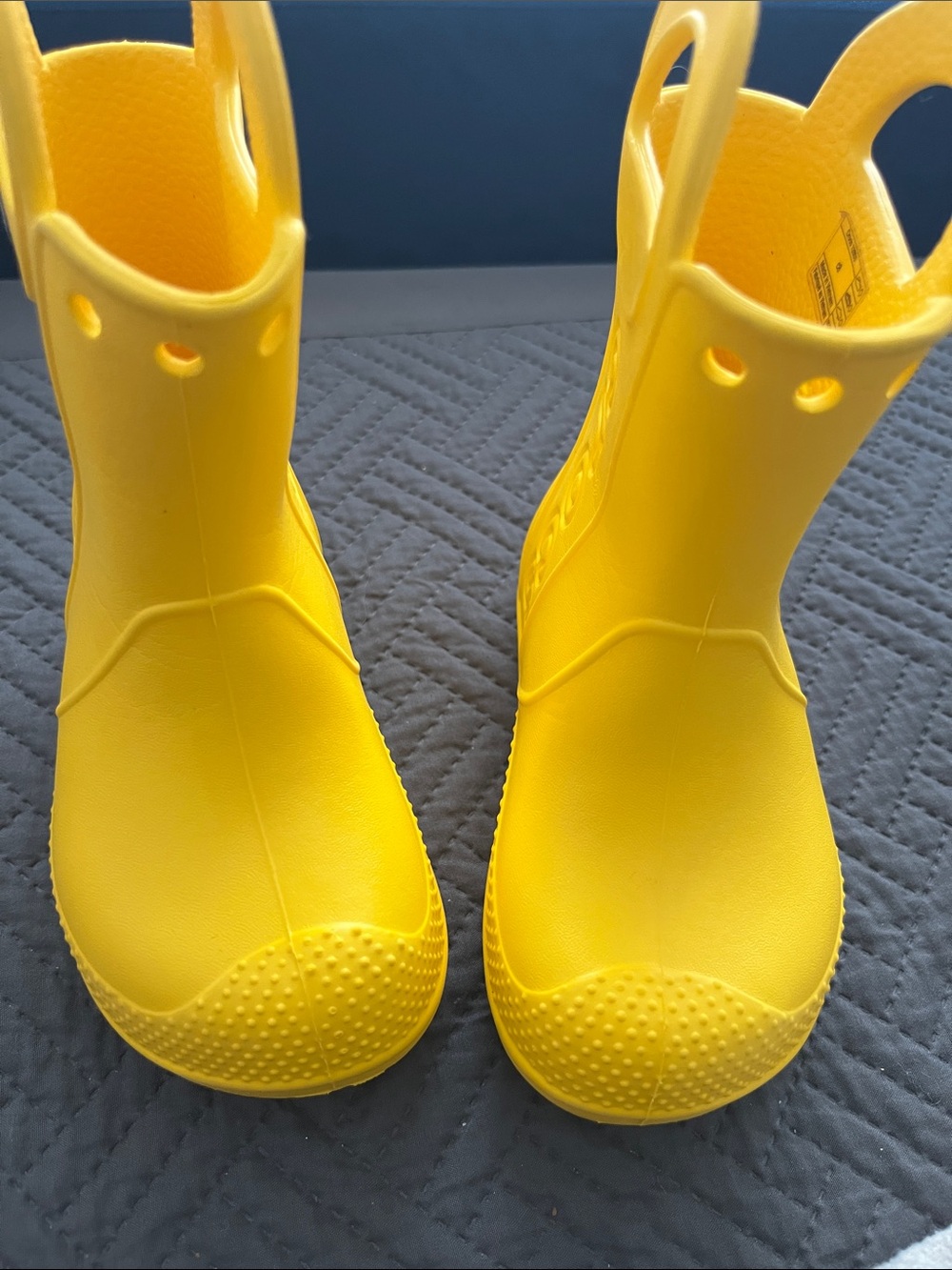 CROCS Kids Yellow Waterproof Rain Boots